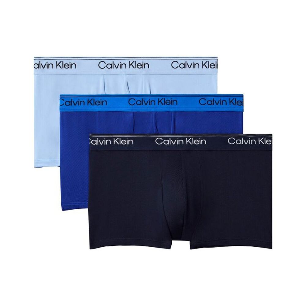 Calvin Klein Mens Low Rise Trunk 3-Pack, Multi